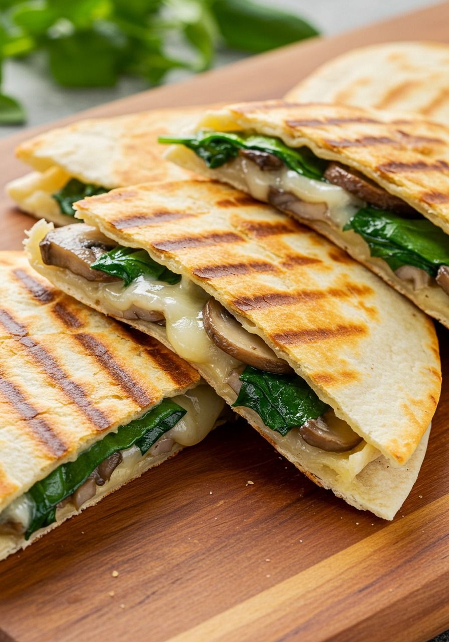 Quesadillas con salsa macha